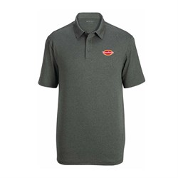 Image of Mens Butter Polo, Olive Heather